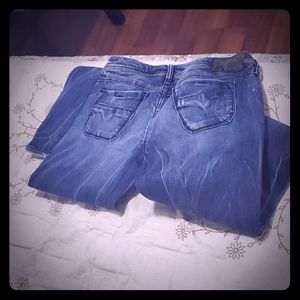 Diesel Lowky Womens Dark Wash Straight Leg 29x34